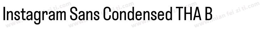 Instagram Sans Condensed THA Bold字体转换